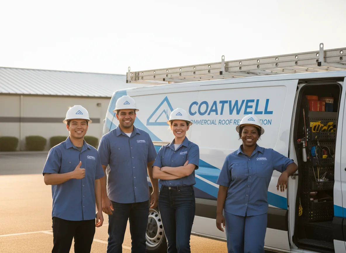 Commercial roof coating company in Radiant, VA